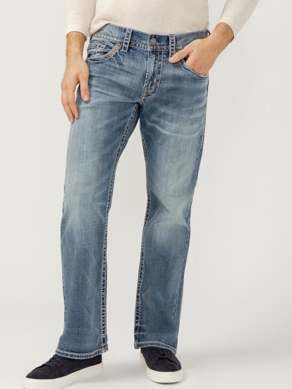 NWT Silver Jean co | Zac relaxed straight leg | indigo